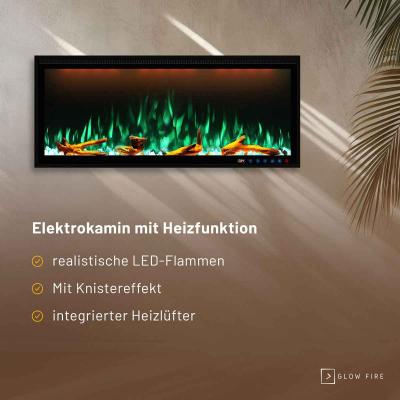 Preview: Glow Fire Elektro-Wandkamin Smart Wall 42